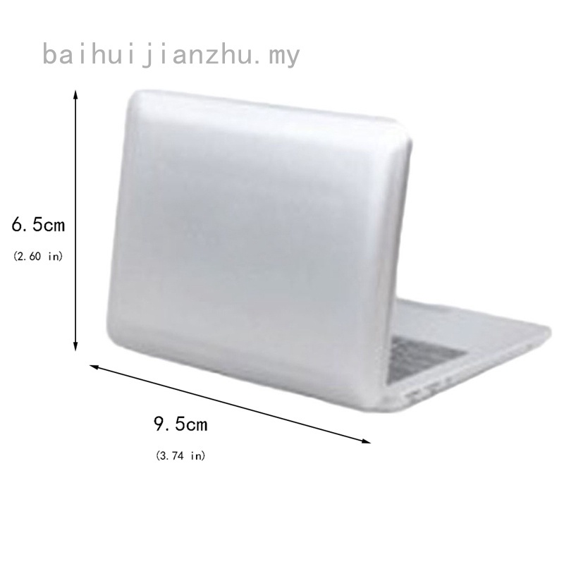 Gương trang điểm mini di động hình dạng Macbook Air tiện dụng chất lượng cao