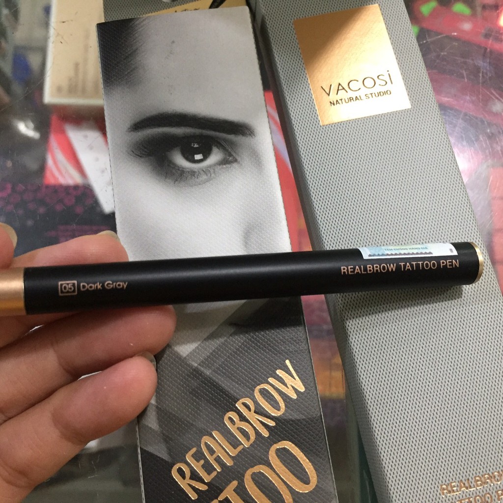 [đủ màu] VACOSI Chì kẻ mày nước phẩy sợi 4D Tattoo | BigBuy360 - bigbuy360.vn