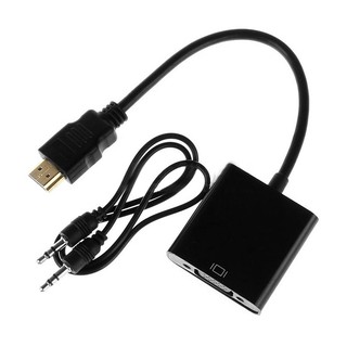 Cáp chuyển đổi hdmi sang vga, hdmi to vga có âm thanh