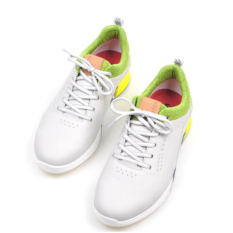Giày Đánh golf Ecco S-THREE Chất Liệu Da 100% Chống Thấm Nước Cột Dây Cá Tính Cho Nam 102904 6vi7