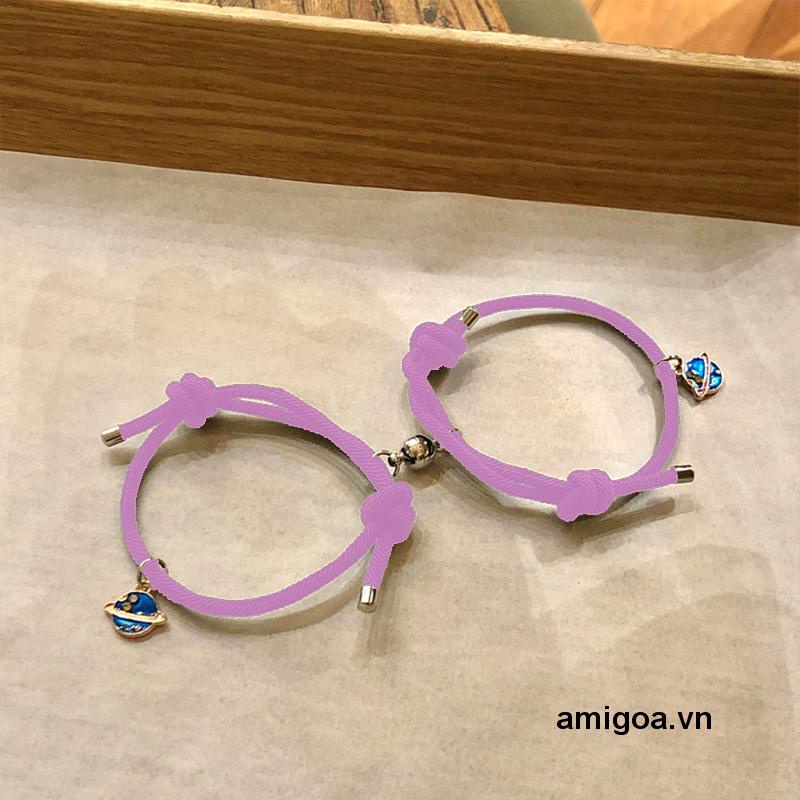✨✨SET 2 VÒNG TAY ĐÔI NAM CHÂM, VÒNG TAY CẶP CHARM PHI HÀNH GIA, TRÁI TIM QUÀ TẶNG