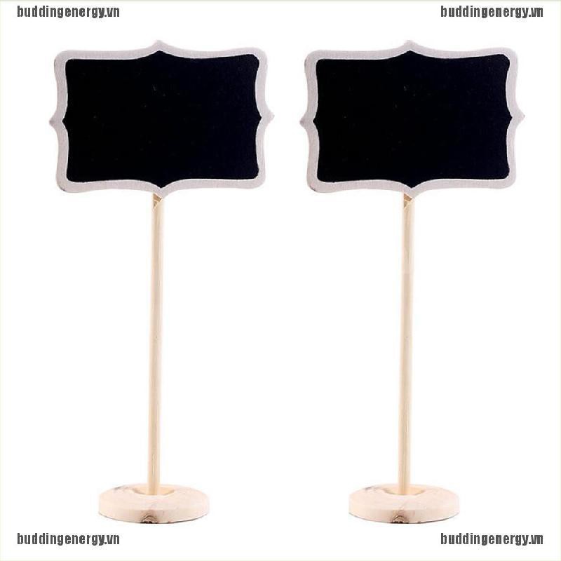 1pc  Mini Chalkboard Chalkboard Rectangular Angled Wedding Table Number Sign