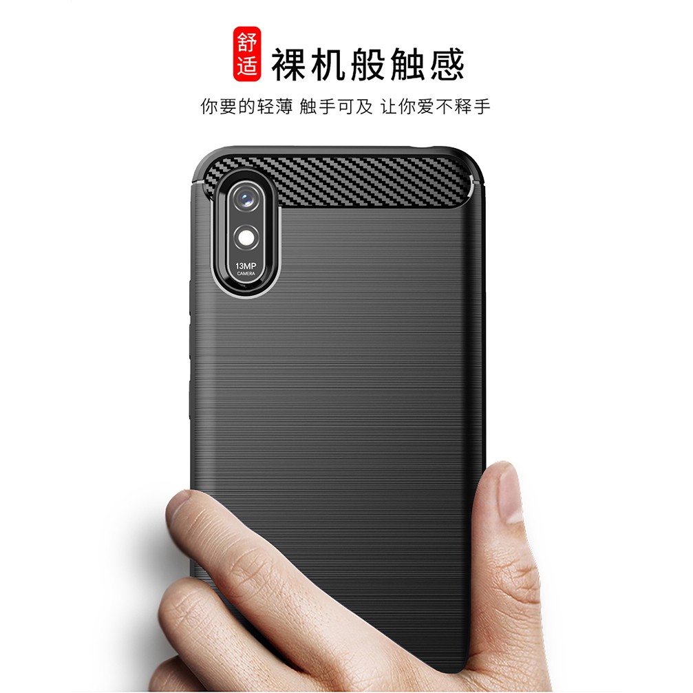 Ốp lưng Soft XiaoMi Mi 6 Pro 6X A1 A2 5X Max Mix 2s 3 8 Lite 9 SE Vỏ bọc bằng sợi carbon Carbon