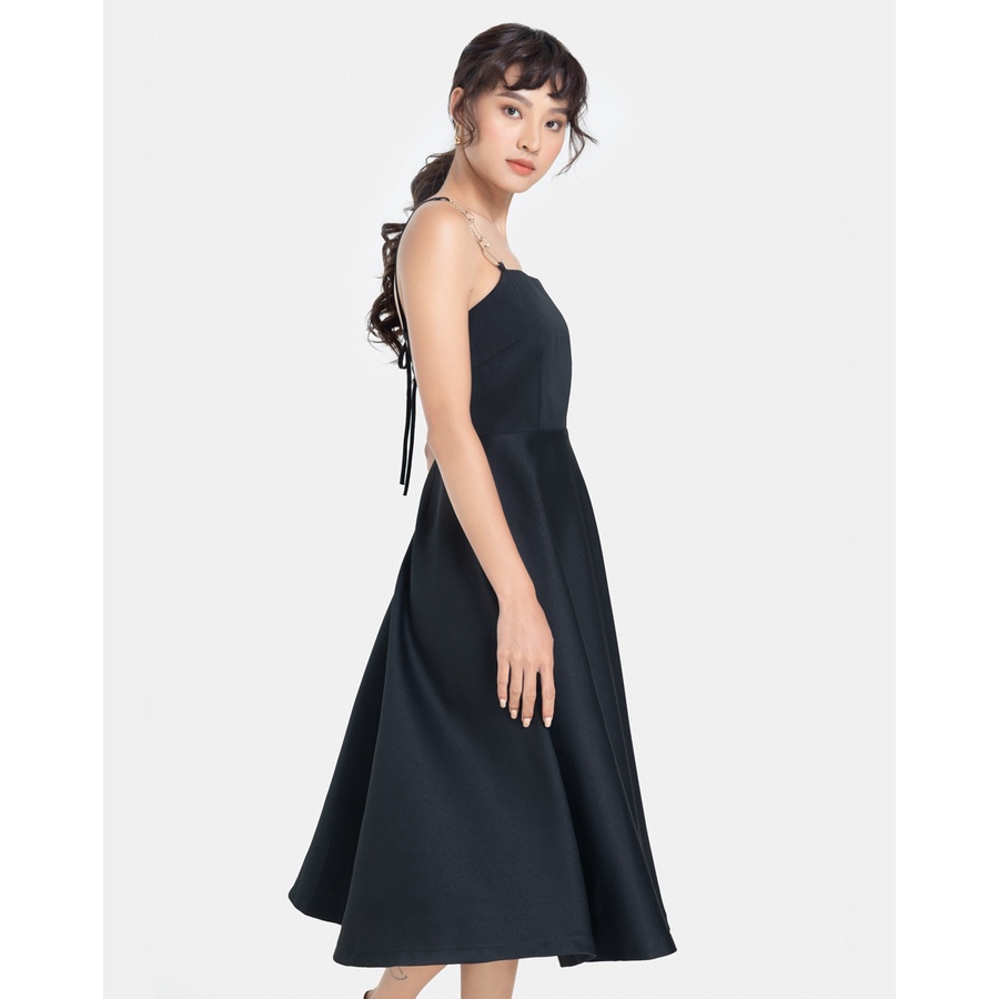 Đầm Midi Nữ JUNO Thời Trang 2 Dây Mắt Xích JNDLU027