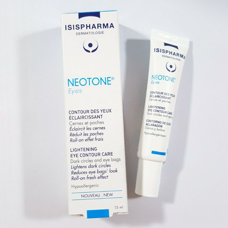 Kem Isis Pharma Neotone Eyes Giảm Quầng Thâm, Bọng Mắt, Làm Mờ Nếp Nhăn Mắt - 15ml