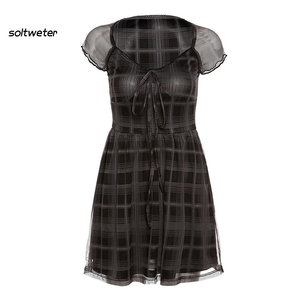 Đầm Ngắn Dáng Rộng Siêu Nhẹ Thời Trang Cho Nữ