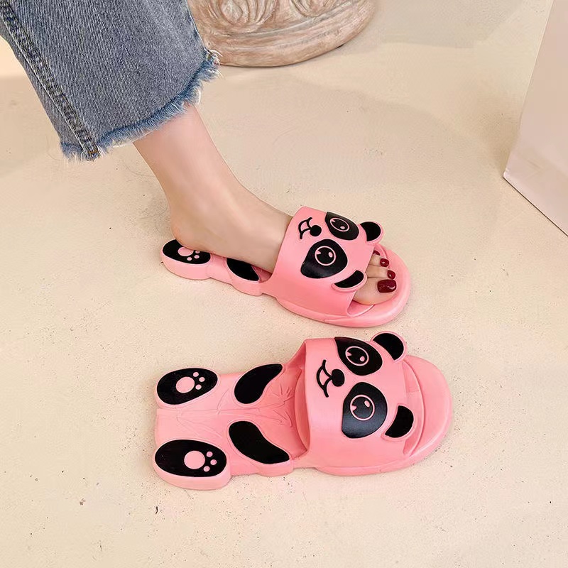 Dép nhựa đi trong nhà hình gấu trúc cute Dép Đi Trong Nhà Hình Gấu Trúc size 30-41