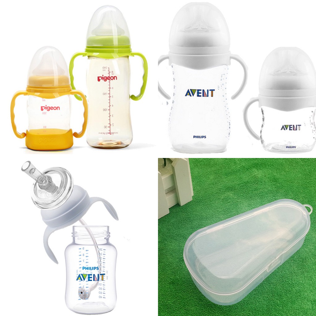 Sỉ tay cầm bình sữa avent cổ rộng