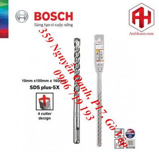 Mũi khoan bê tông Bosch SDS Plus5X 15-16mm
