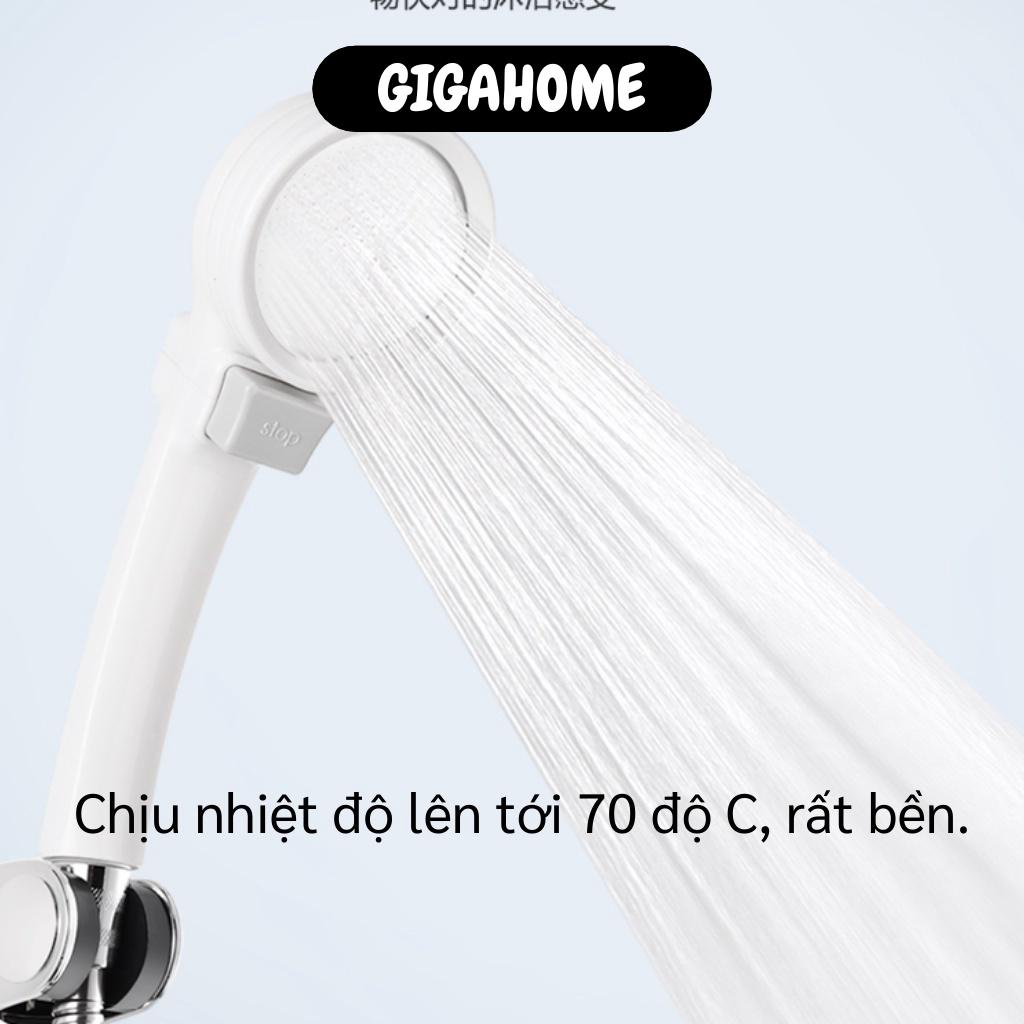 Vòi Sen Tăng Áp GIGAHOME Đầu Vòi Hoa Sen Tắm Có Nút Công Tắc, Xoay 360 Tiện Lợi 8361