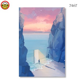 TRANH SỐ HOÁ TỰ TÔ size 35x50 các mẫu độc lạ