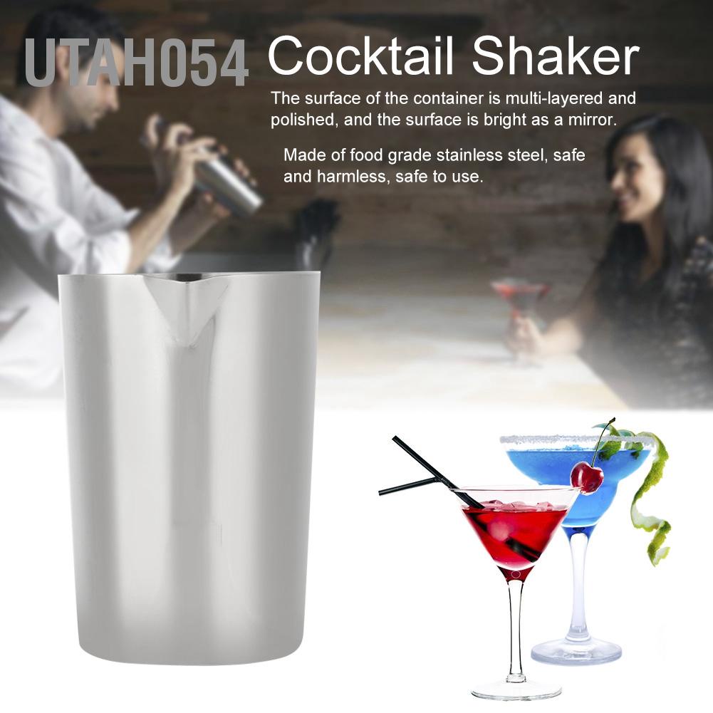 Hàng Sẵn Ly pha cocktail - Ly mixing size 500ml Máy trộn cocktail bằng thép không gỉ Máy trộn thức uống Pha Bartender Dụng cụ tự làm【Utah054】