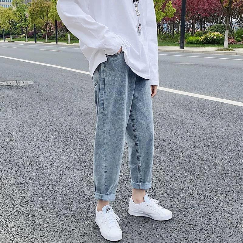 ( Jean dày) Quần Jeans Nam -  Quần Baggy Nam Thời Trang Unisex- Phong cách thời trang hàn quốc