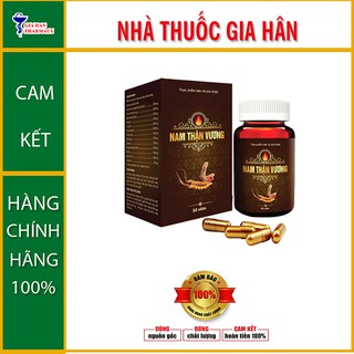 Nam Thận Vương - Viên Uống Sinh Lý Giúp Tăng Cường Sinh Lực, Giảm Đau Lưng Mỏi Gối 30 Viên