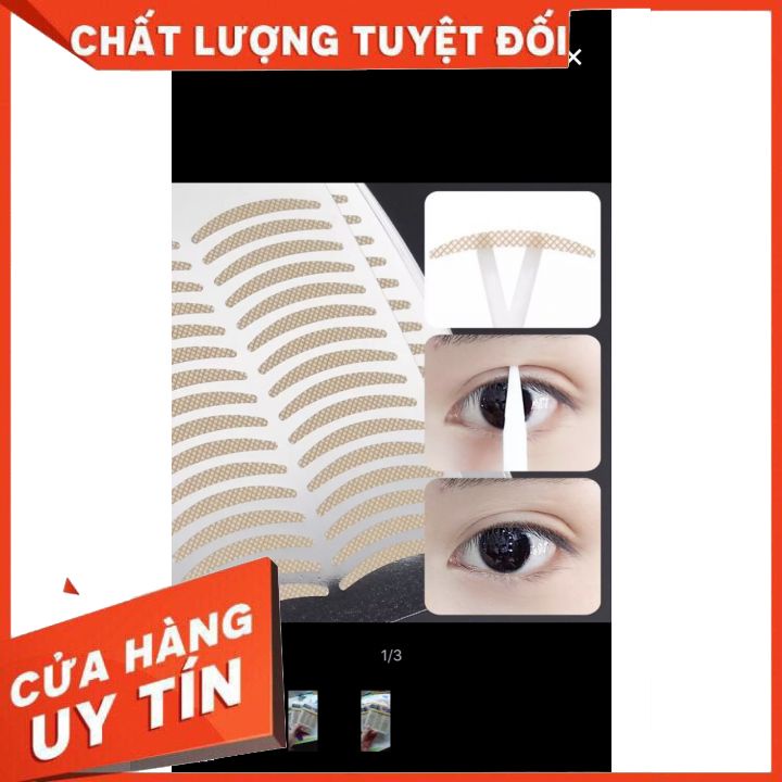 Miếng dán kích mí luxky  không lộ có sẵn keo dễ dàng tạo 2 mí tiện lợi tạo hai mí giup cho đôi mắt to chòn
