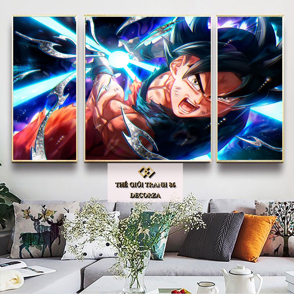 Songoku, Vegeta Tranh Treo Tường Bảy Viên Ngọc Rồng Siêu Cấp