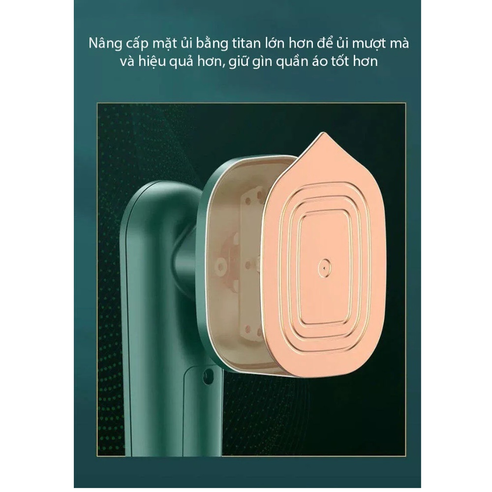 Bàn ủi hơi nước du lịch, bàn là hơi nước cầm tay mini công suất 33w dung tích bình nước 60ml nhỏ gọn, bảo hành 12 tháng