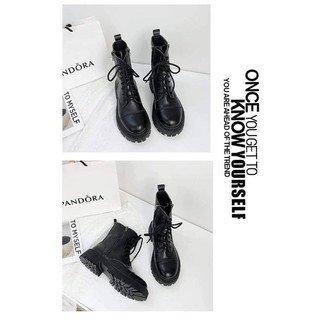 (Sẵn 38) Boots ulzzang B60 đế cao 4.5cm