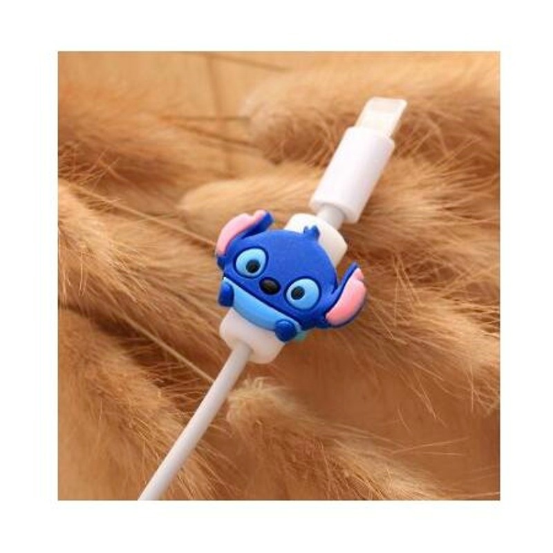 DISNEY 1 Vỏ Bảo Vệ Dây Cáp Sạc USB Chống Đứt Dành Cho IPhone Android Ốp