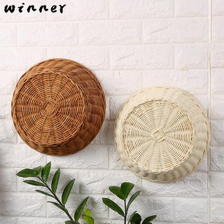 Giỏ mây tròn dùng để đựng trái cây
