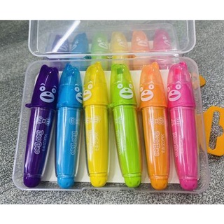 Bút dạ quang6 cây BC - 735