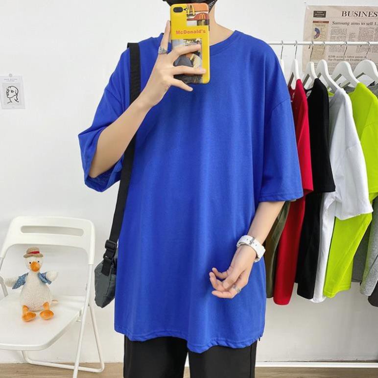 Áo Phông Trơn Tay Lỡ UNISEX Thời Trang Nam Nữ KING DC Chất Vải Cotton Mềm Mịn Thoáng Mát Thấm Hút Mồ Hôi Tốt | BigBuy360 - bigbuy360.vn