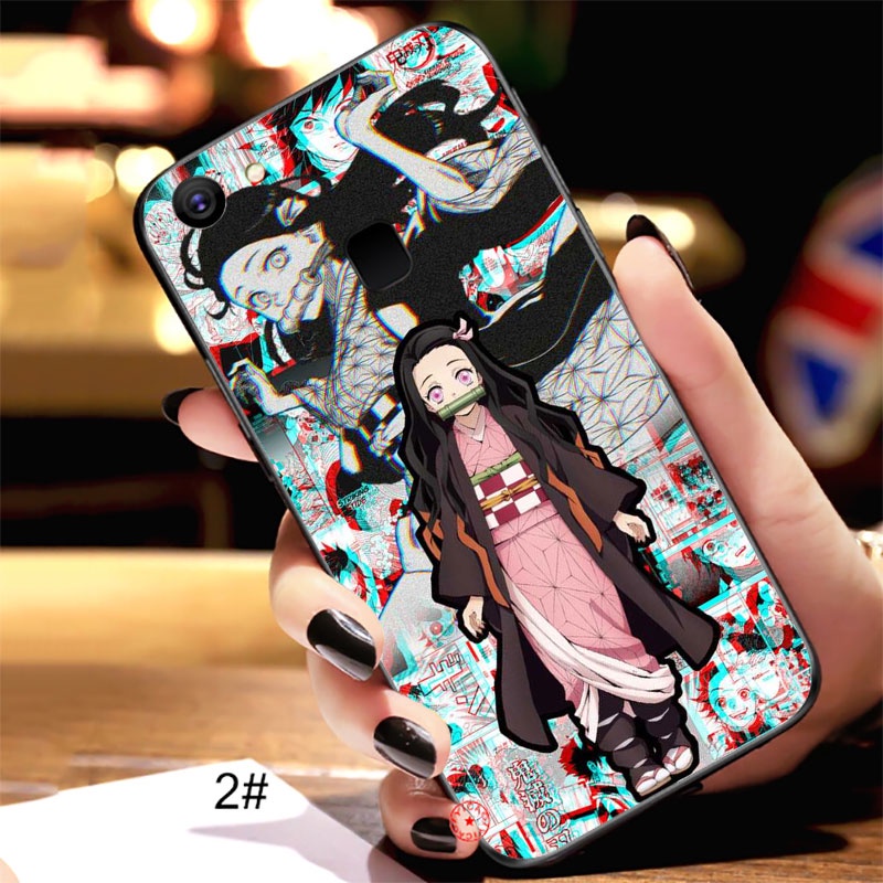 Ốp điện thoại in hình hoạt hình Demon Slayer cho VIVO V20 SE Pro Y55 Y55S Y69 Y70 Y71 Y81 Y81S Y91 Y91C Y93 Y95 UOL5