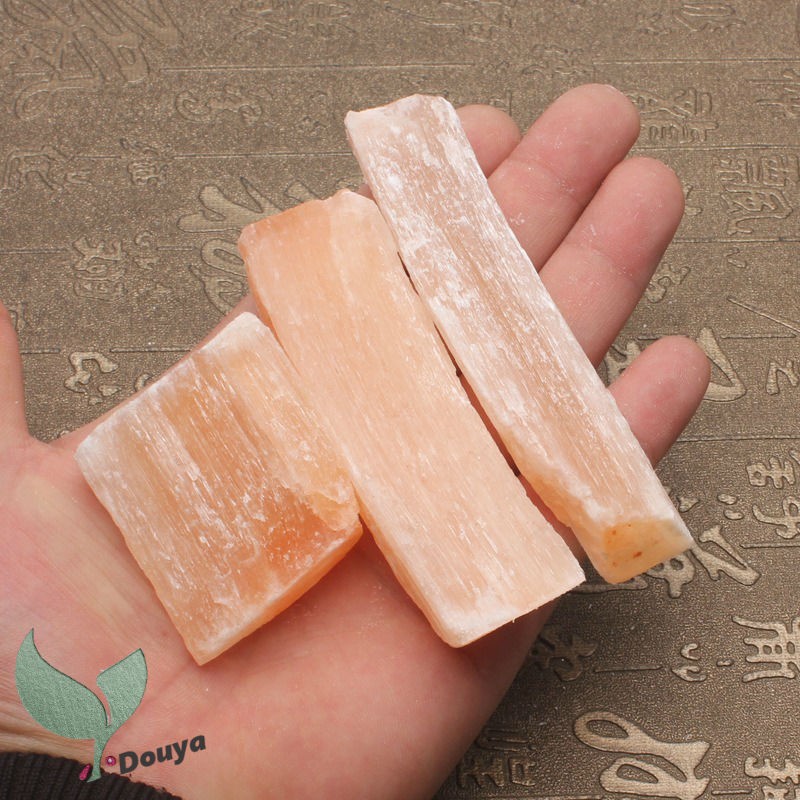 100g Đá Khoáng Chất Cam Tự Nhiên Dùng Làm Mặt Dây Chuyền