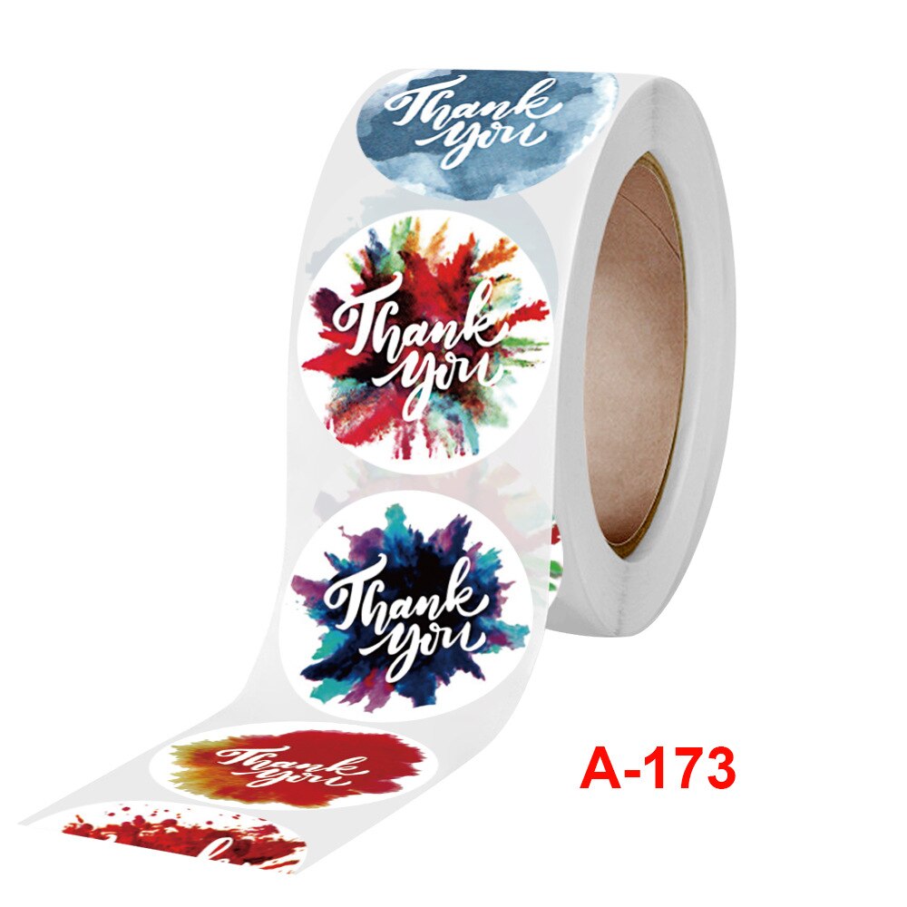 Set 500 Nhãn Dán In Chữ Thank You