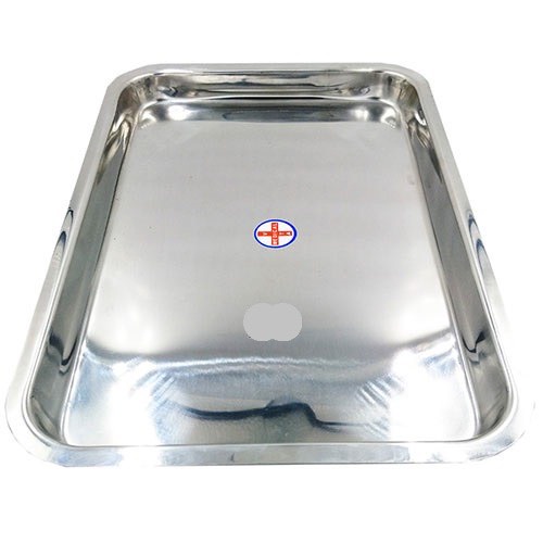 ✅ MÂM INOX CHỮ NHẬT  NHIỀU SIZE - Mâm đựng dụng cụ y tế, kềm, kéo, pen, dụng cụ rửa vết thương