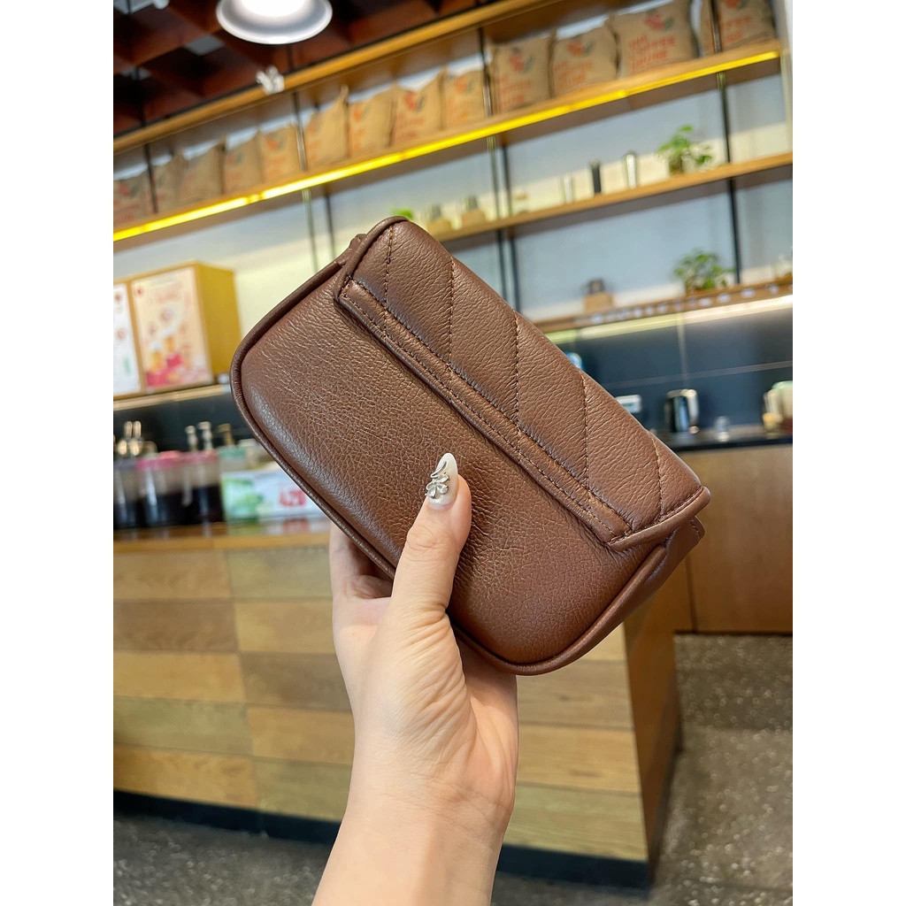 Túi đeo chéo nữ Q/Chau size 19cm xinh xắn