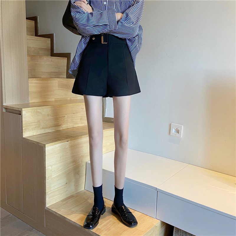 [Mã FAMAYWA giảm 10K đơn 50K] Quần Sooc Nữ cạp cao đai liền Vintage Hàn Quốc( MÃ QS004) | BigBuy360 - bigbuy360.vn