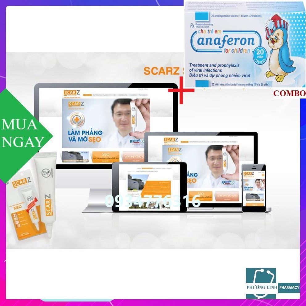 Combo Chim cánh cụt Nga+ Gel ScarZ Solution 9gr giảm sẹo chuyên biệt