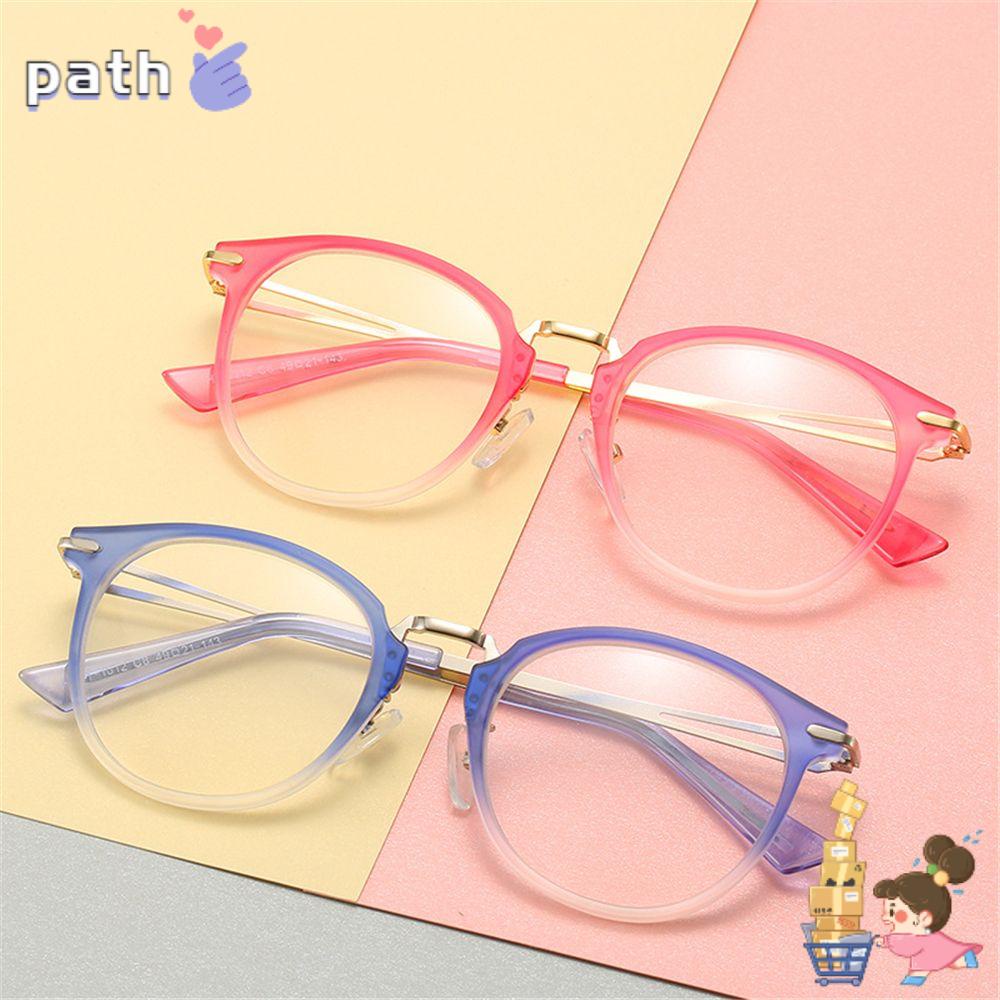 Mắt Kính Gọng Tròn Thay Thế Chống Bức Xạ Phong Cách Hàn Quốc