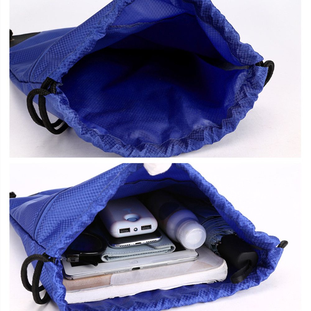 Balo dây rút vải oxford chống thấm nước gấp gọn được thời trang thể thao leo núi đi biển