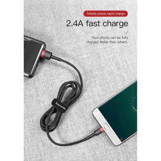 Cáp sạc nhanh Baseus Micro Smartphone Android (2.4A, Quick charge 3.0) BH 12 THÁNG.