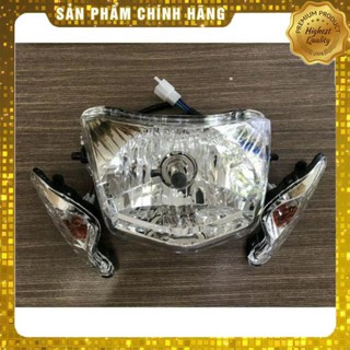 Bộ chóa đèn kèm xi nhan wave a 2007- 2016, wave rs 100, s100 free ship