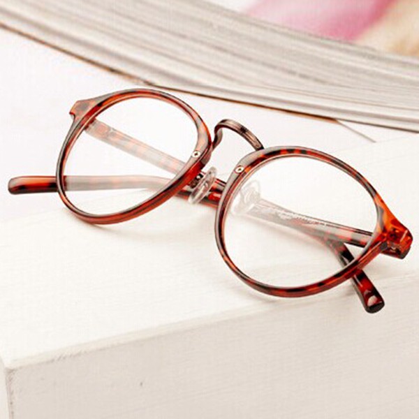 Mắt Kính Giả Cận Phong Cách Retro Unisex