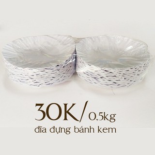 0,5kg đĩa giấy ăn bánh sinh nhật