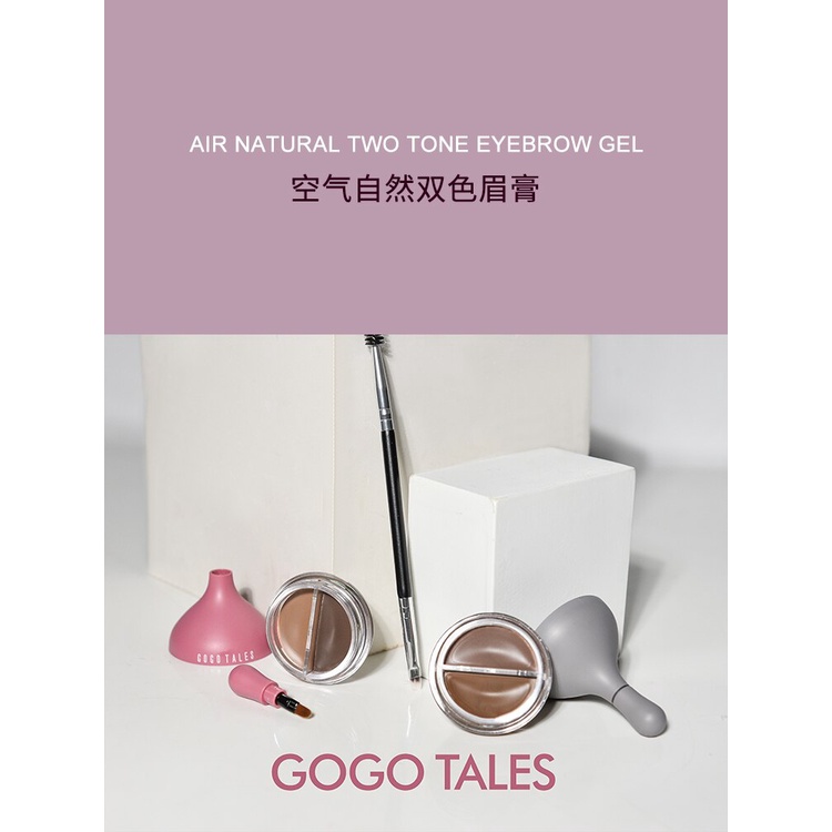 Sáp kẻ mày Gogo Tales Air Natural Two-Tone