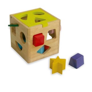 Đồ chơi gỗ - Giỏ thả 12 khối chính hãng Winwintoys 62022