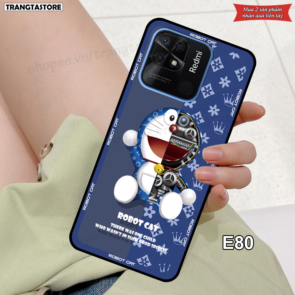 Ốp Xiaomi Redmi 9C - Redmi 10C - Redmi 10A in hình gấu Bearbrick,Metal Style,Doremon siêu dễ thương chất lượng