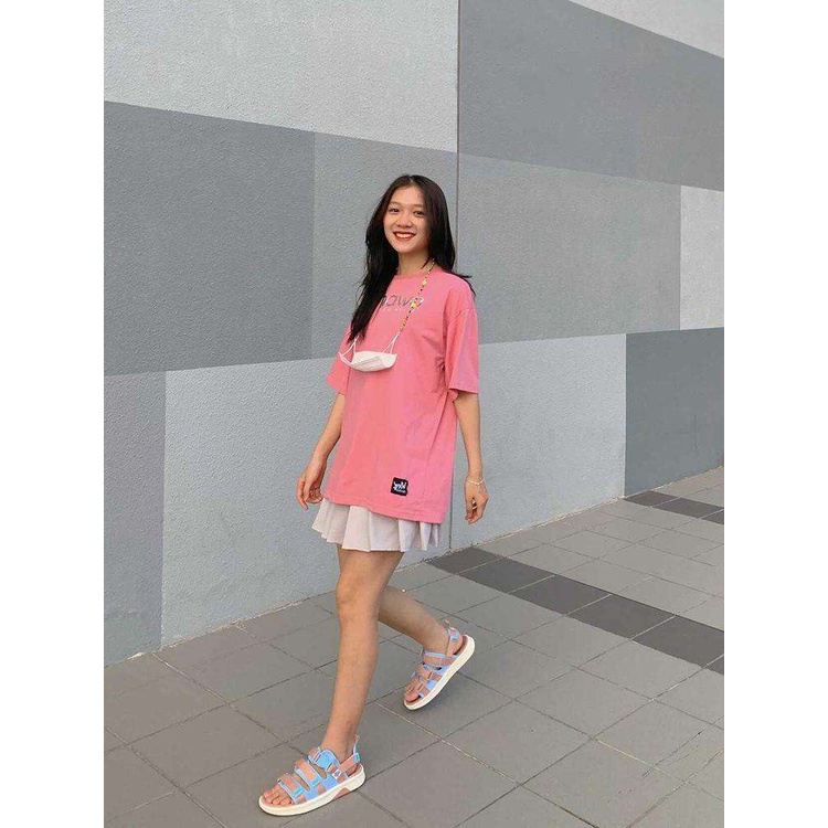 Giày Xăng đan ZX Unisex Shoes ZX 3715 PINK BLUE 3 quai có thể tháo quai hậu