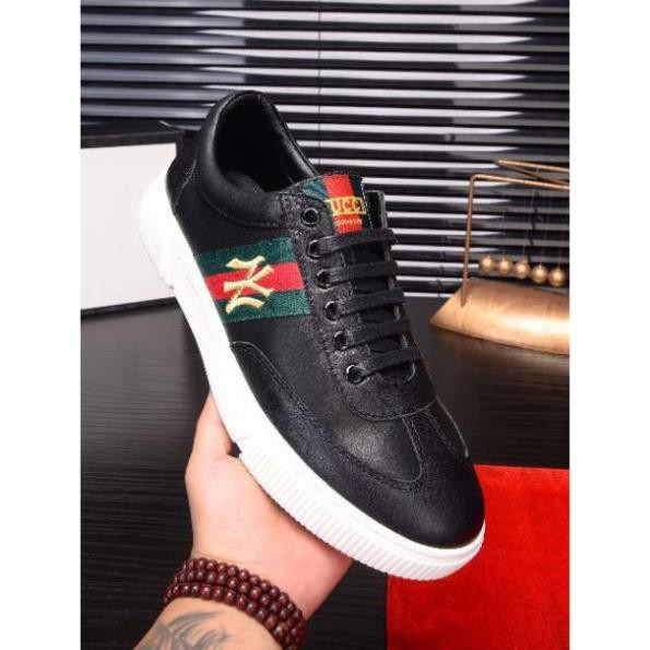 🍀 | Bán Chạy | 👟 👟 👟 👟 Giày Gucci da đen lịch lãm chuẩn 1:1 Tặng Vớ 60k SẴN . 2020 2020 ,,, Săn Sales . " : : : 🍀