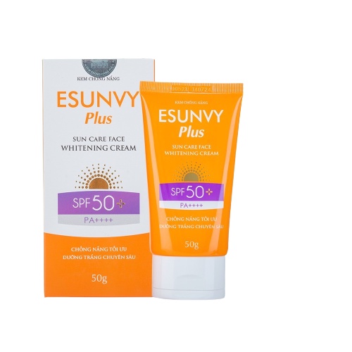 [Chính hãng] Kem Chống Nắng Esunvy Plus Sun Care Face SPF50+/PA++++ Phù Hợp Cho Da Nhạy Cảm, Bảo Vệ Da Hoàn Hảo Tuýp 50g