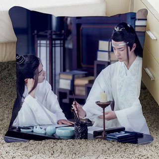 Gối Ôm, Gối Vuông Cao Cấp In Hình Trần Tình Lệnh, Ma Đạo Tổ Sư kích thước 36*36CM [KÈM QUÀ]
