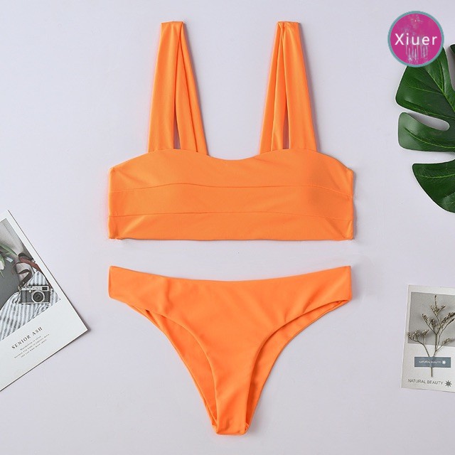 Korean style swimwear, sexy high-waist bikini, high-quality fabrics, with sponge pads, beachwear#Y06 | BigBuy360 - bigbuy360.vn