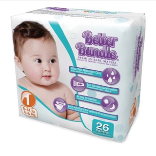 6 bịch better Bundle số 1 cho bé sơ sinh NB26