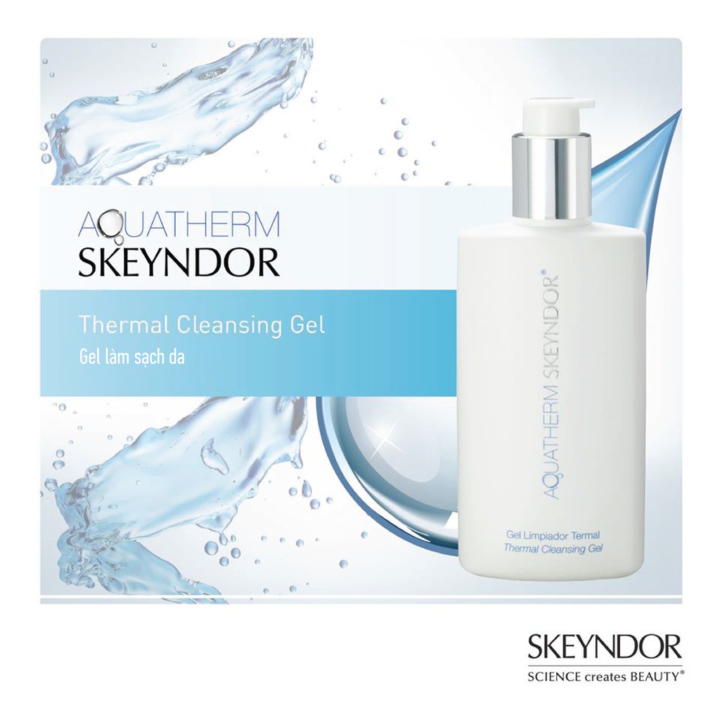 SKEYNDOR Aquatherm Gel rửa mặt cho da dầu nhạy cảm Thermal Cleansing Gel 250ml | BigBuy360 - bigbuy360.vn