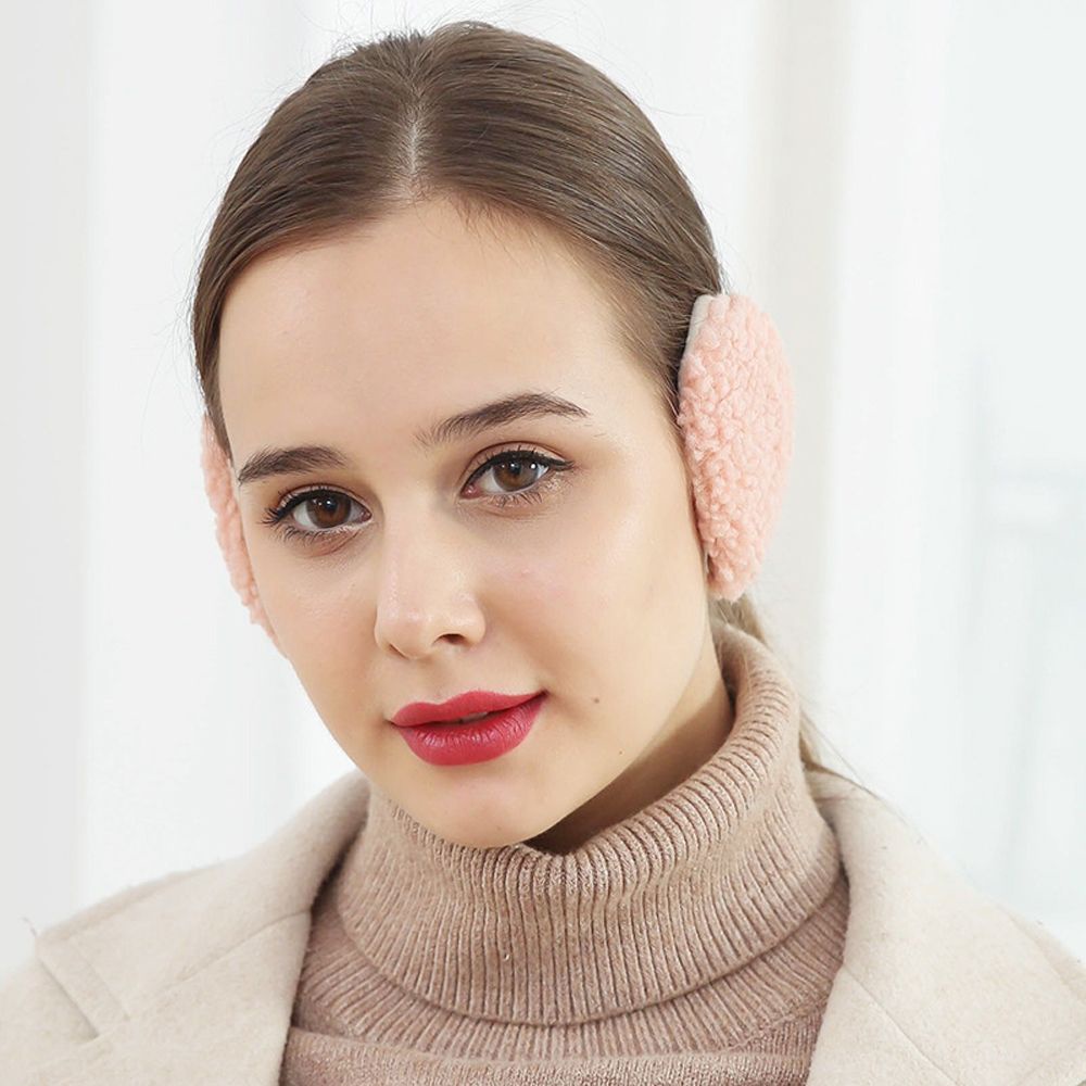 Chụp tai giữ ấm màu kẹo đơn giản phong cách Hàn Quốc cho nữ